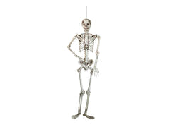 Halloween-skelet, hængende, hvidt, 150 cm