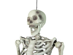 Halloween-skelet, hængende, hvidt, 150 cm