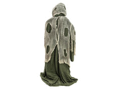 Halloween heks, grøn, animeret, 145 cm