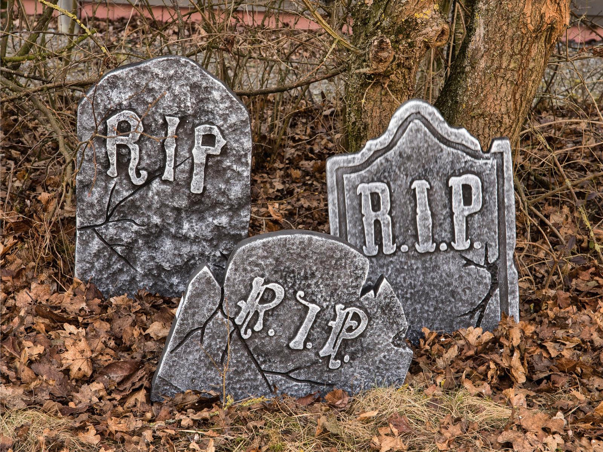 Halloween gravstensuppsättning