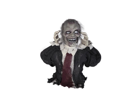 Halloween zombie Theo, animeret, 67 cm