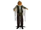 Halloween-figur græskarmand, animeret, 170 cm