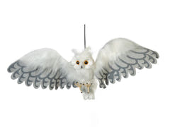 Halloween sneugle, animeret, 75 cm vingefang