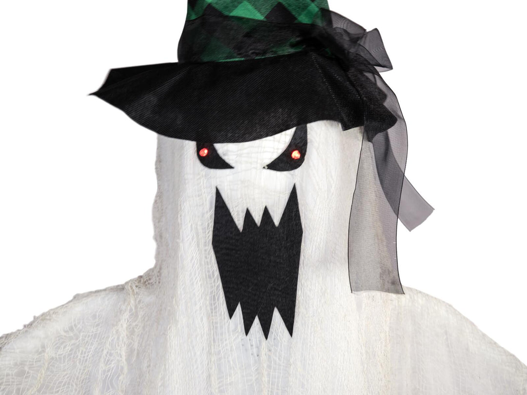 Halloween-spøgelse med spids hat, hængende, animeret, 200 cm