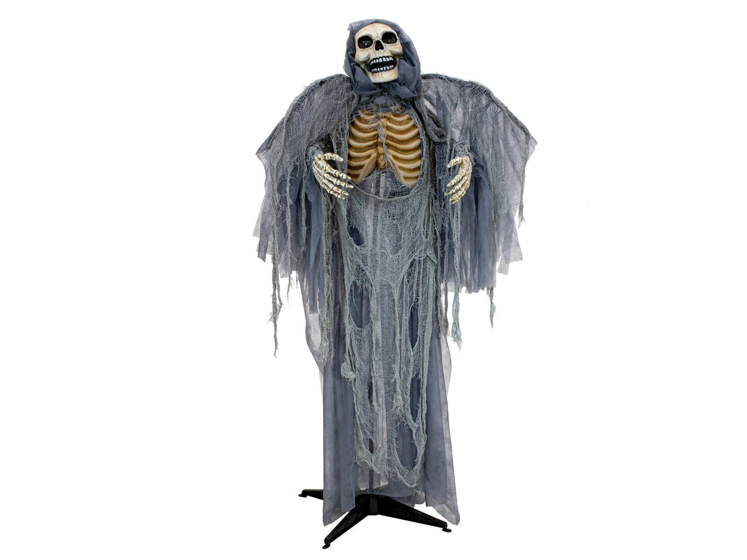 Halloween-figur mørkets engel, animeret, 175 cm