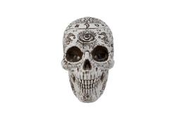 Halloween-kranie med mystiske tegn, 18 cm