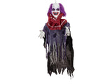 Halloween-figur klovnen Robby, animeret, 120 cm