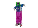 Halloween-figur klovnen Charly, animeret, 162 cm