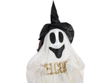 Halloween-figur leende spøgelse med lys, 200 cm