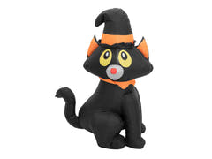 Halloween oppustelig figur kat, 125 cm