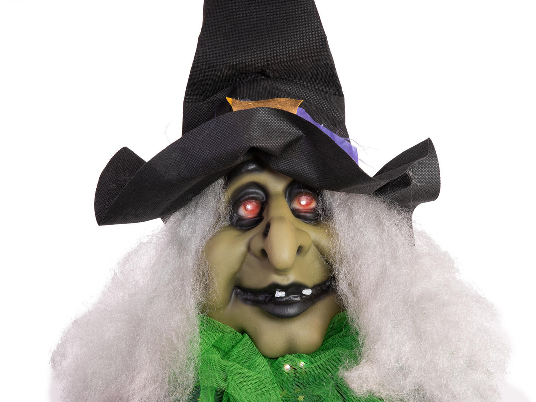Halloween-figur heksen Lisbeth, 200 cm