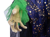 Halloween-figur heksen Lisbeth, 200 cm