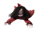 Halloween-figur kravlende Mathilda, animeret, 110 cm