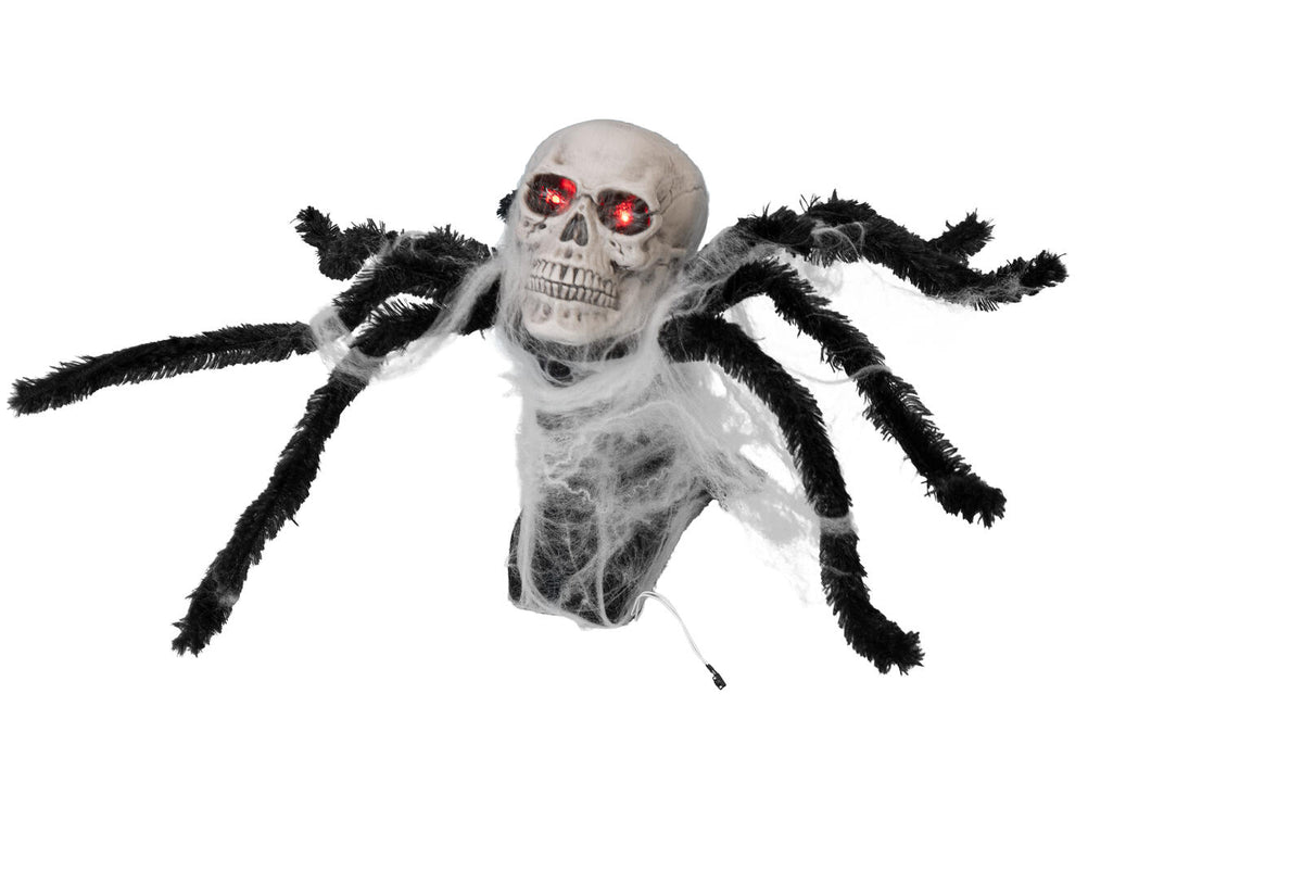 Halloween pop-up-edderkop, animeret, 45 cm
