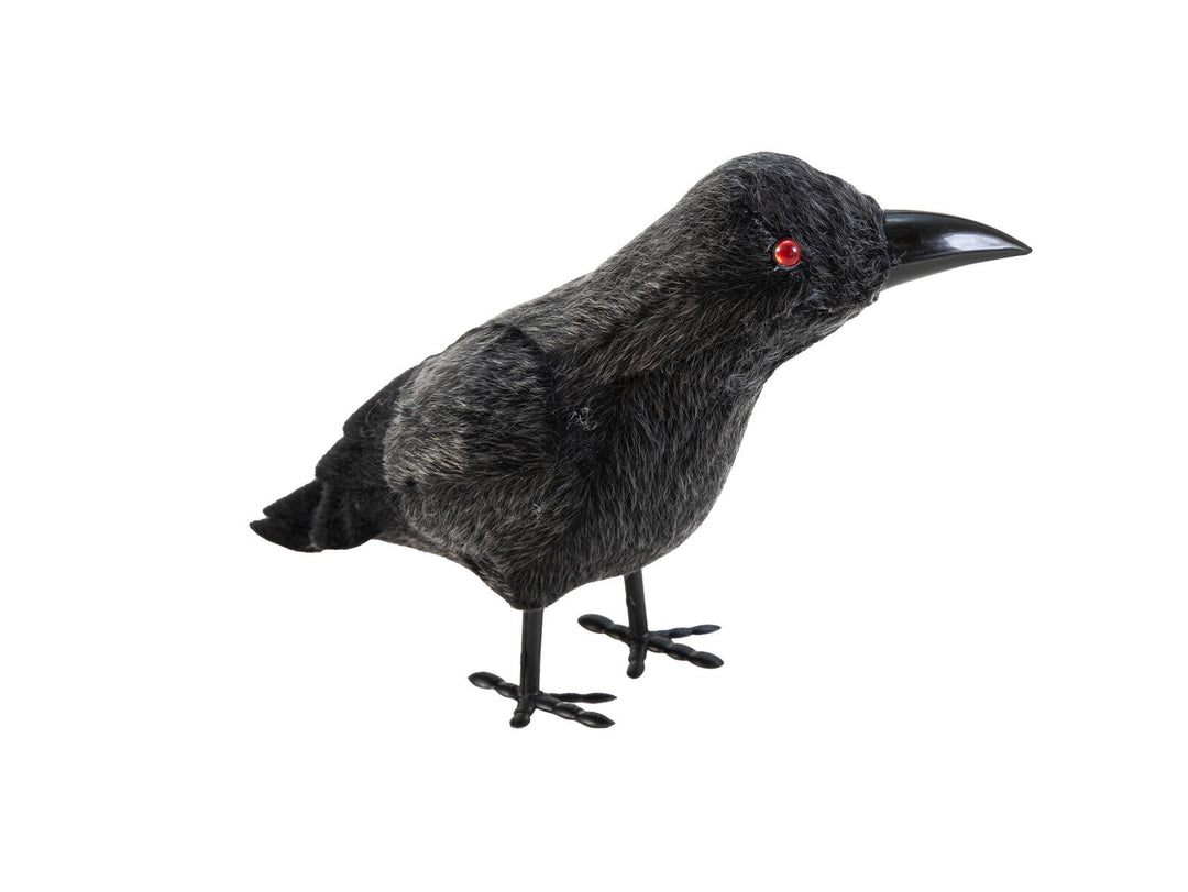 Halloween-ravn, 18 cm, sort