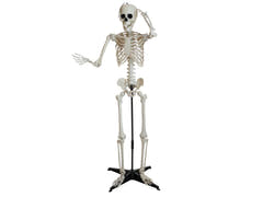 Halloween-skelet, stående, 150 cm