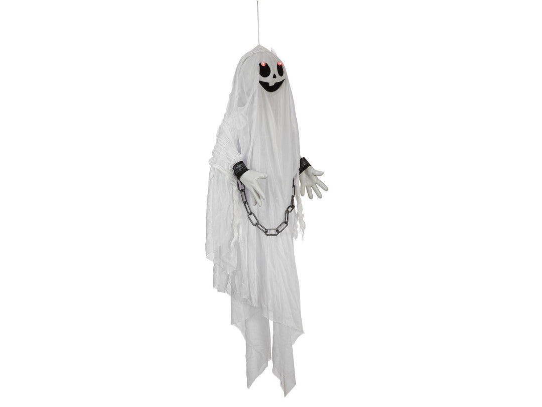 Halloweenfigur spöket Peter, animerad, 90 cm