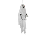 Halloweenfigur spöket Peter, animerad, 90 cm
