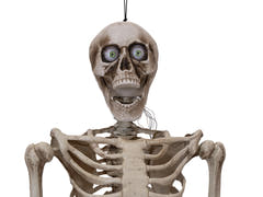 Halloweenfigur skelett, formbart, animerat, 160 cm