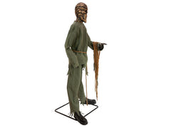 Halloween-figur Alien Zombie, animeret, 190 cm