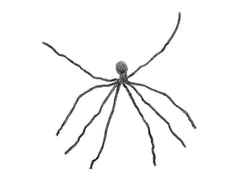 Halloween jättespindel, grå, 230 cm