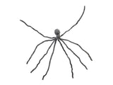 Halloween jättespindel, grå, 230 cm