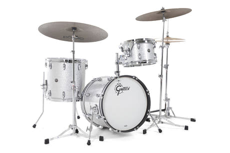 Gretsch USA Brooklyn golvtam 18" x 16", Silver Sparkle