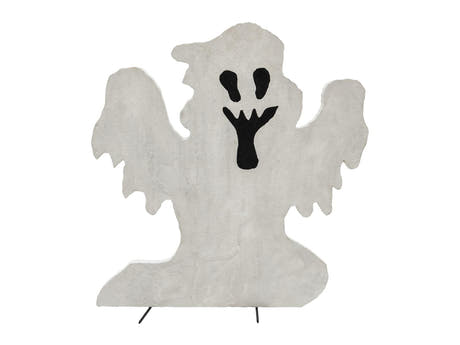 Halloween-silhuet spøgelse, hvidt, 60 cm