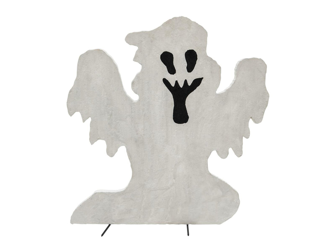 Halloween-silhuet spøgelse, hvidt, 60 cm