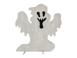 Halloween-silhuet spøgelse, hvidt, 60 cm