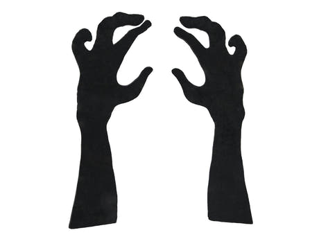 Halloween-silhuet arme, 40 cm