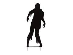 Metalsilhuet zombiemand, 135 cm