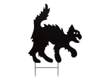 Metalsilhuet kat, 53 cm