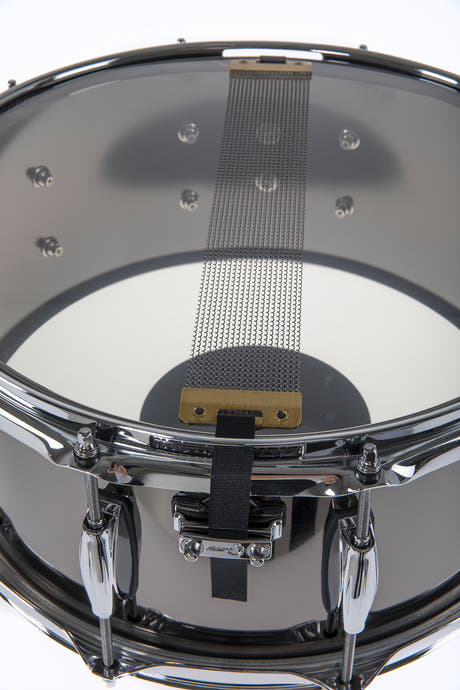 Gretsch Full Range Black Nickel over Steel virveltrumma 14" x 6,5"