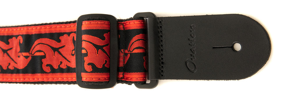 Ovation Signature gitarrrem i nylon, Ruby Red/Black