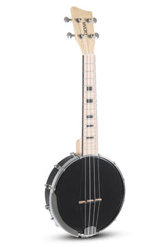 GEWA Banjo Ukulele Manoa - Banjo-Ukulele Concert (Svart)