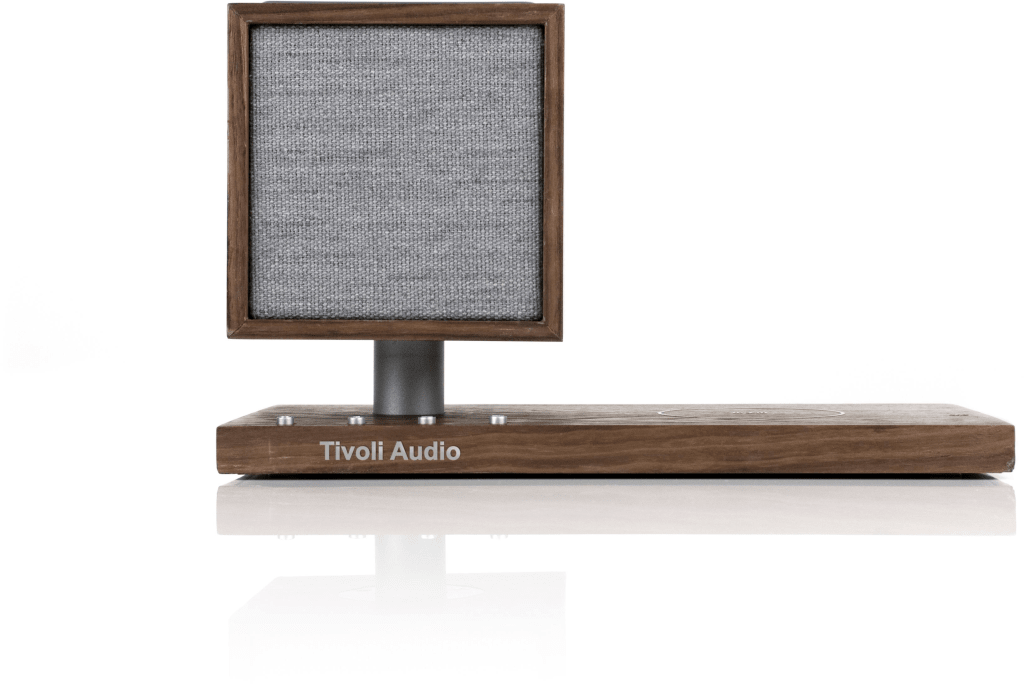 Tivoli Audio Revive trådlös högtalare (valnöt, grå)