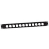 Adam Hall 872213 U-formad rackpanel 1 enhet för 12 chassier av D-typ