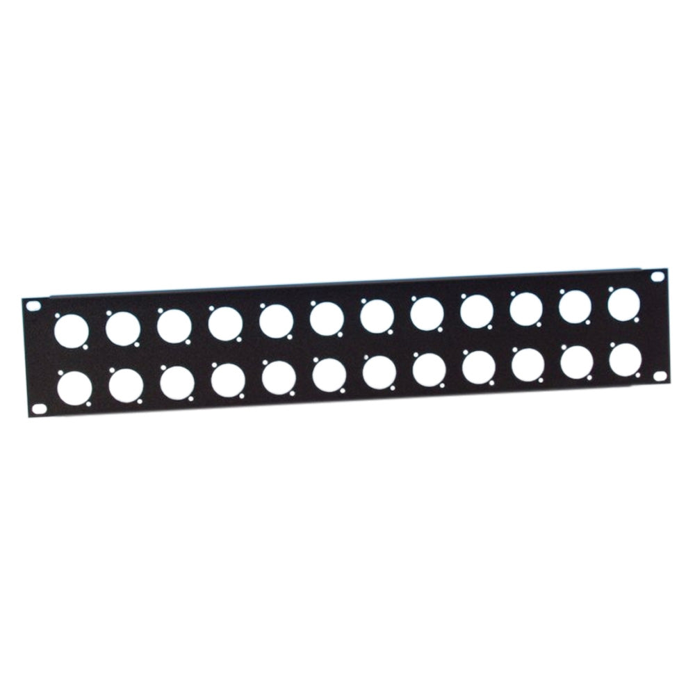 Adam Hall 872214 U-formad rackpanel 2 enhet till 24 D-typ chassi