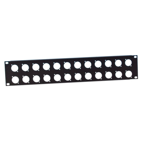 Adam Hall 872214 U-formad rackpanel 2 enhet till 24 D-typ chassi