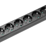 Adam Hall eluttag (Schuko)