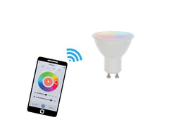 EUROLITE Set PAR-16 Spot bk + LED GU10 RGB/WW/CW WiFi