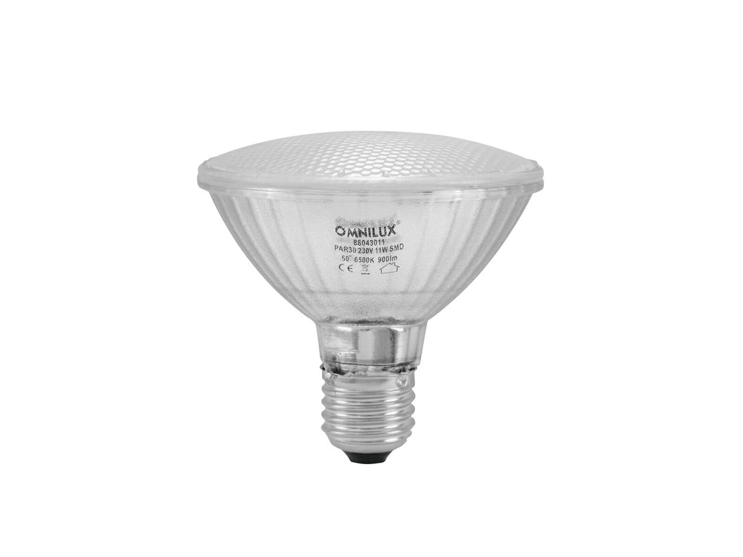 EUROLITE Set PAR-30 Spot silver + PAR-30 230V SMD 11W E-27 LED 6500K
