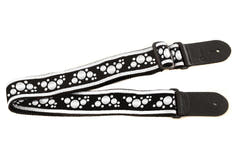 Ovation Signature gitarrrem i nylon, Multi-Soundhole, White/Black