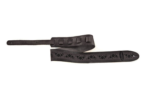 Ovation Premium gitarrrem i läder, Multi-Soundhole, Black