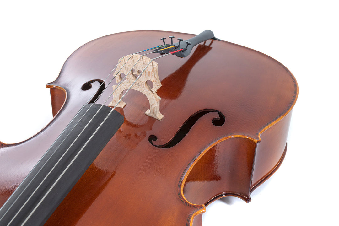 GEWA Cellos Allegro - 4/4 (spelklart inkl. fodral, Massaranduba-stråke, Larsen Aurora-strängar, transportsäkrad)