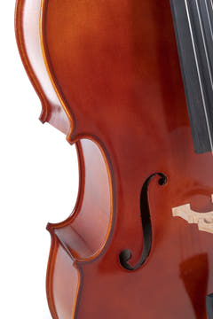 GEWA Cellos Ideale - 4/4 (Spelklar inkl. fodral, Massaranduba-stråke, Larsen Aurora-strängar, transportsäkrad)