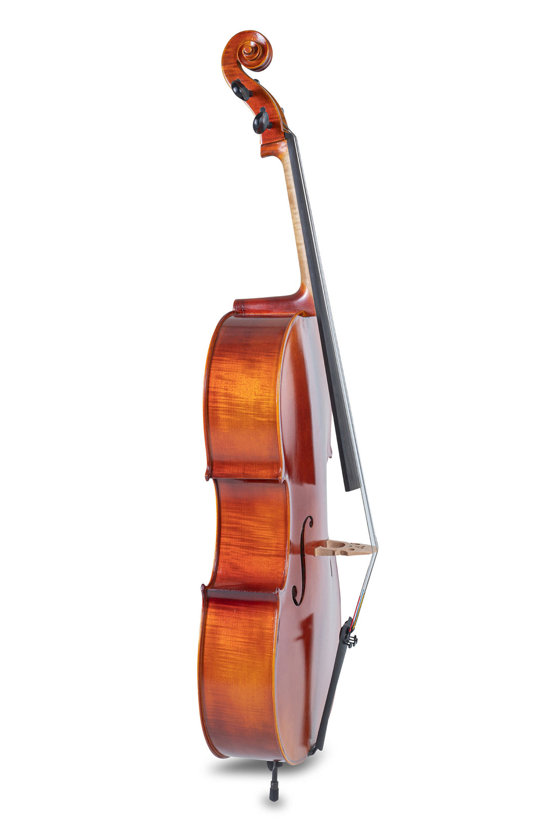 GEWA Cellos Ideale - 3/4 (Spelklar, inkl. fodral, kolfiberstråke, Larsen Aurora-strängar, transportsäkrad)