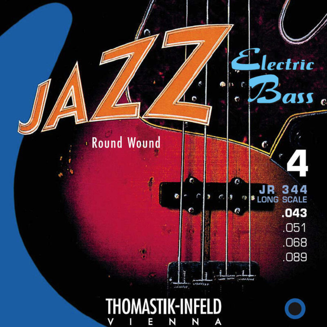 Thomastik-Infeld E-Bass Strings Jazz Bass series nickel round wound roundcore - Set 4-strängad (JR344)