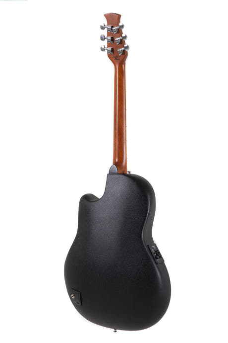 Applause E-akustisk Gitarrer AB28 Super Shallow Bowl Cutaway - svart satin (AB28-5S)